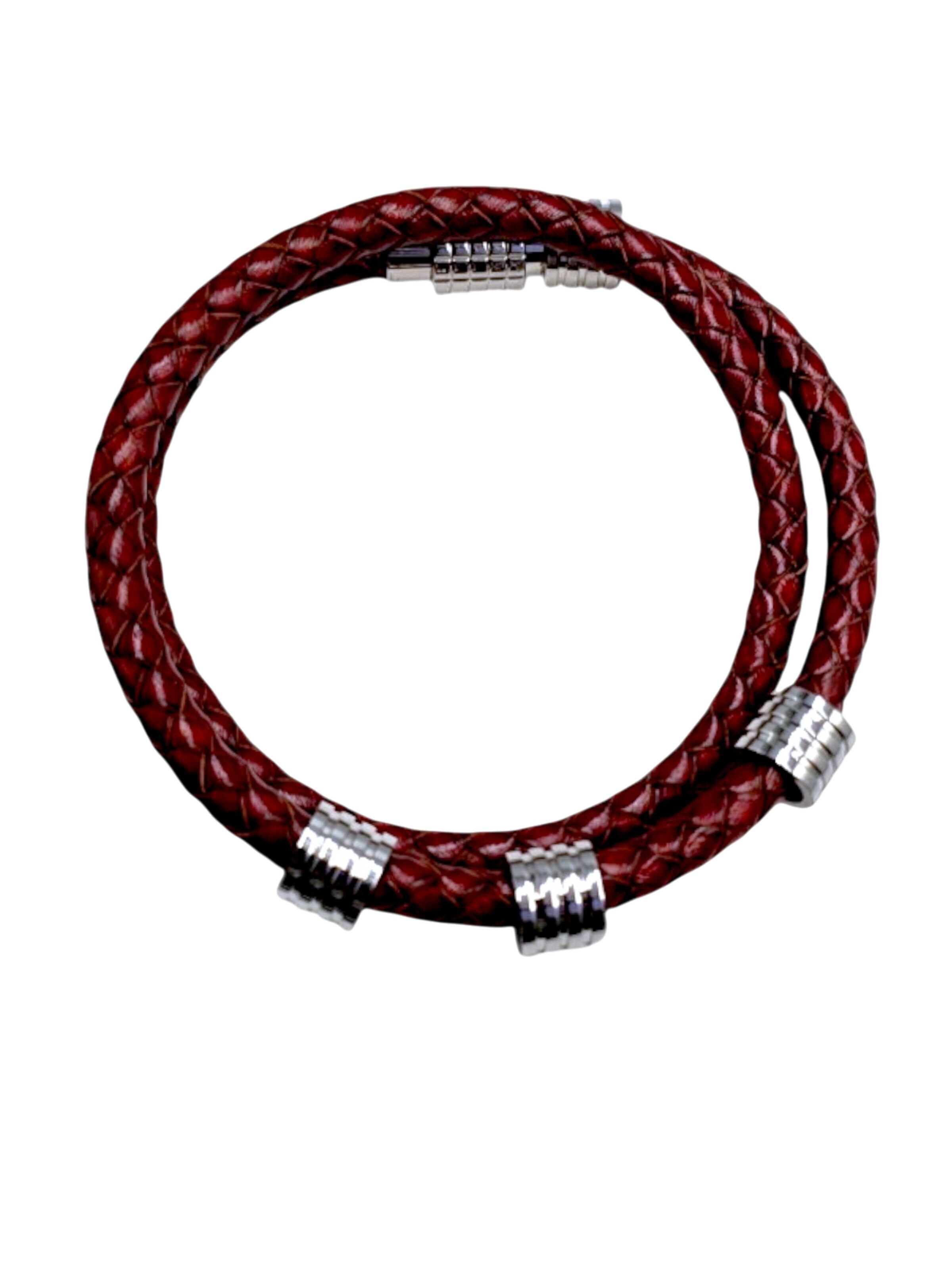 Lakris Jewelry Armbånd 'Ivar' i rød: forside