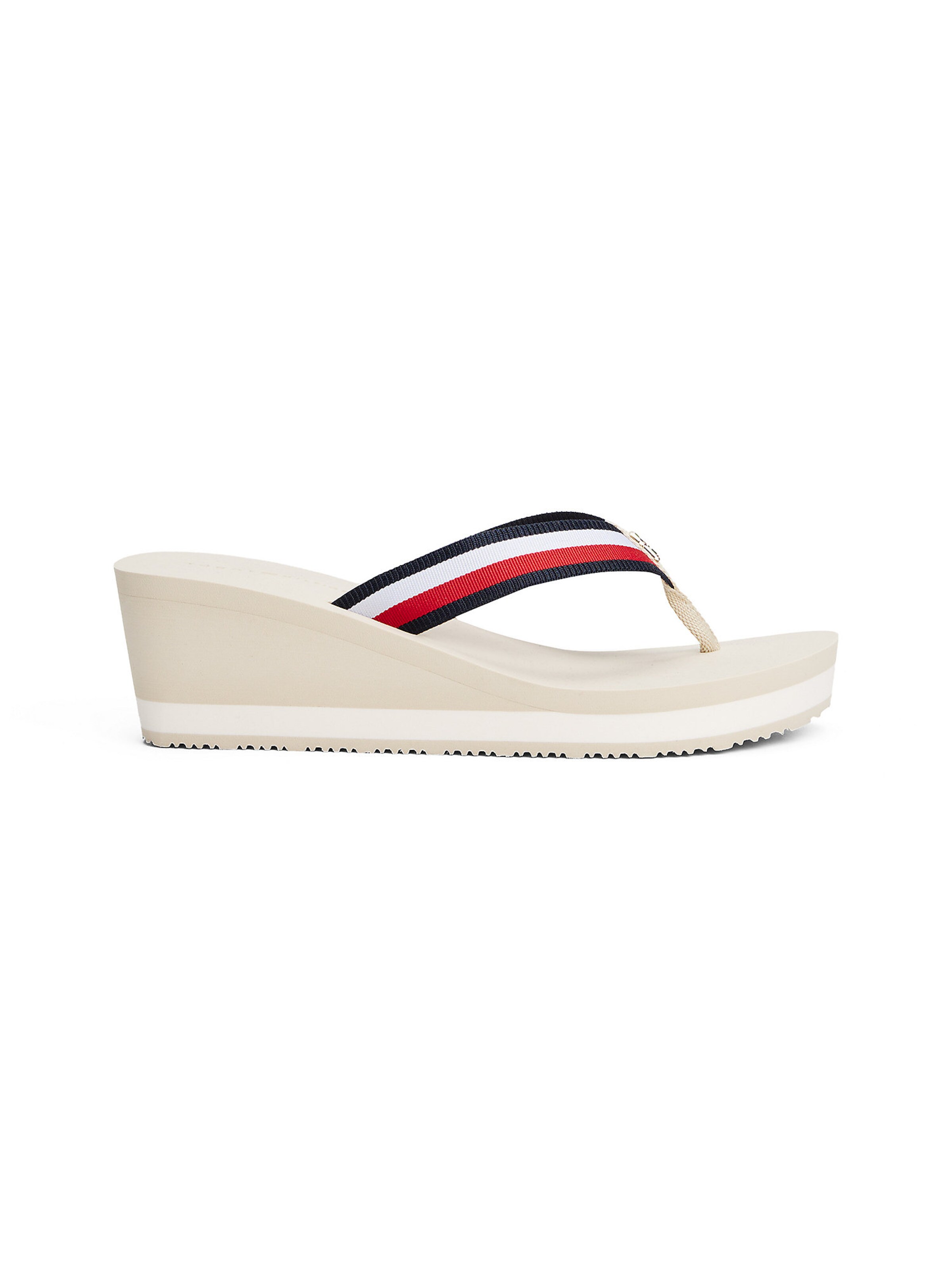 TOMMY HILFIGER Teenslipper in Beige