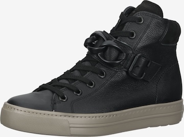Sneaker alta di Paul Green in nero: frontale