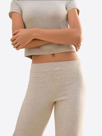 Wide Leg Pantalon Hiccup en beige