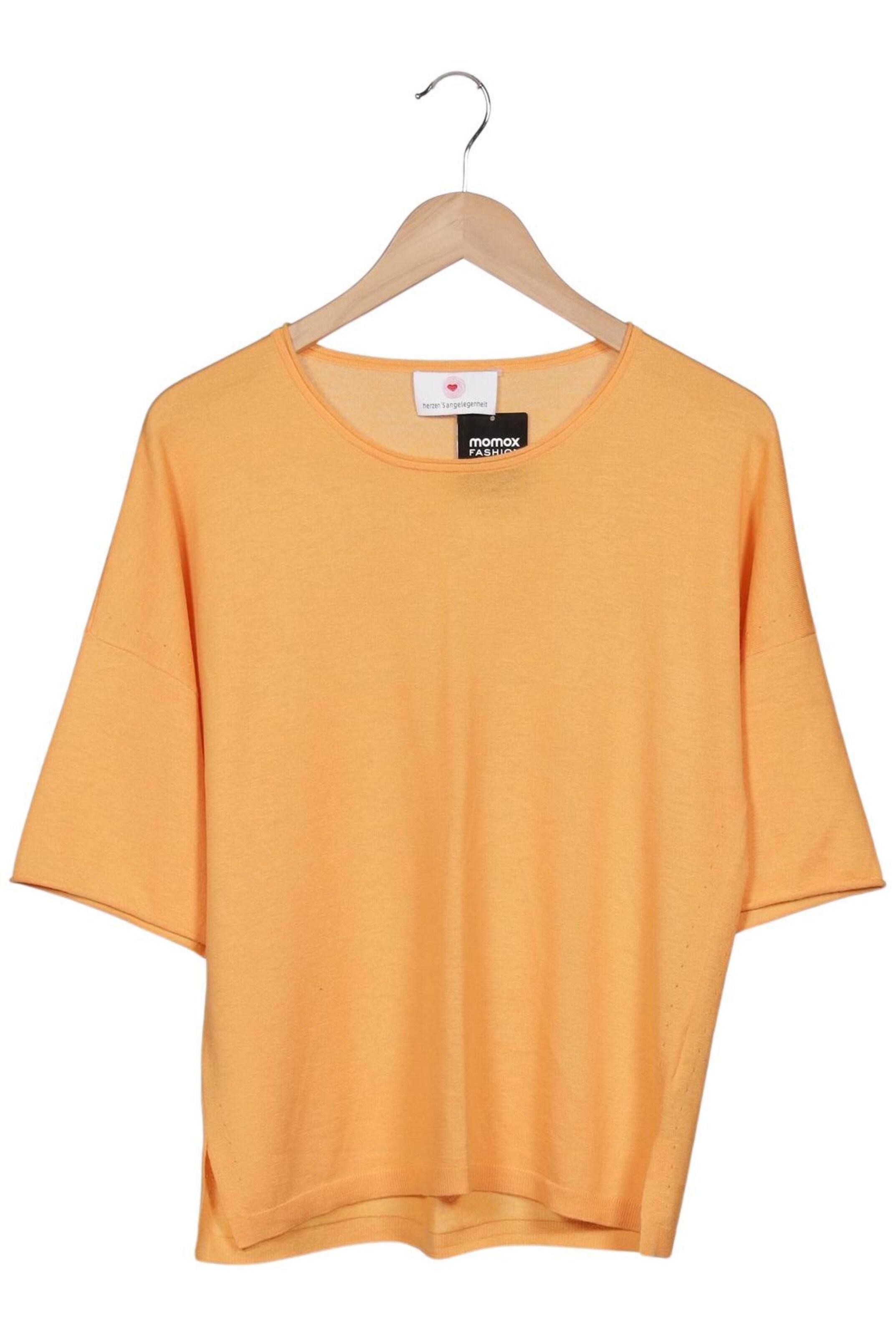 HERZENSANGELEGENHEIT Sweater & Cardigan in S in Orange: front