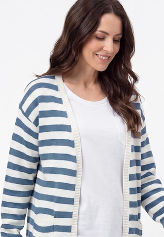 usha BLUE LABEL - Sobretudo de malha 'Casual' em azul