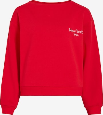 VILA Sweatshirt 'VIHollie' in Rood: voorkant