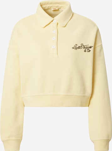 LEVI'S ® Sweatshirt 'Graphic Cropped Stevie' in Gelb: predná strana