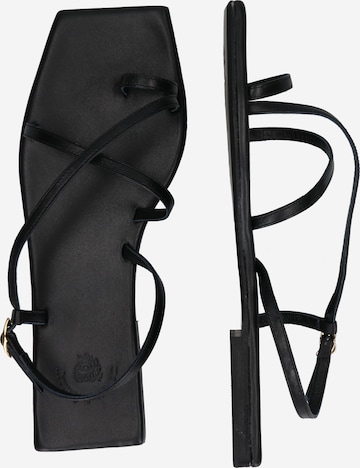 Tongs 'ANTHIA' Marietta's Fantasy en noir