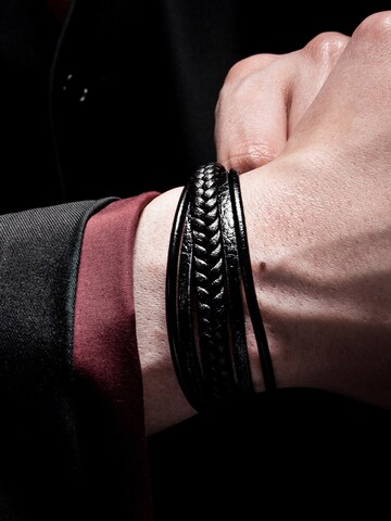 Bracelet 'Braid' SERASAR en noir