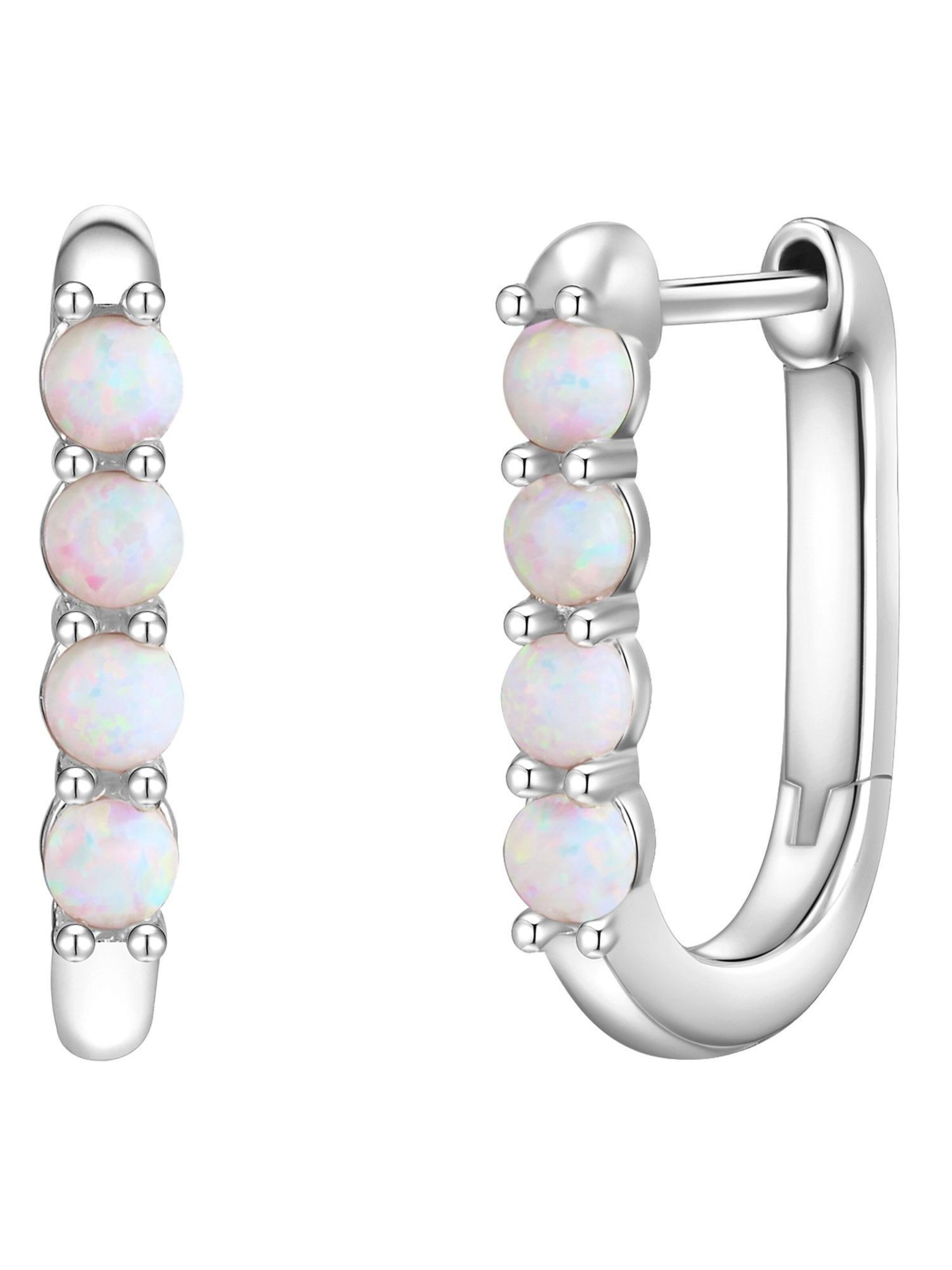 Boucles d'oreilles Glanzstücke München en argent : devant