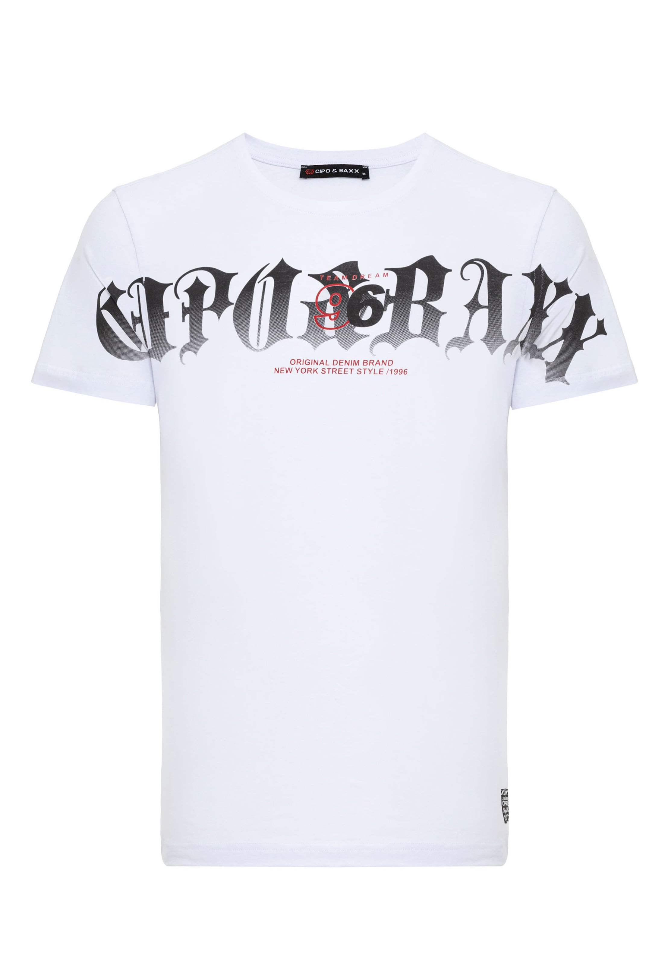 CIPO & BAXX Shirt in Red / Black / White, Item view
