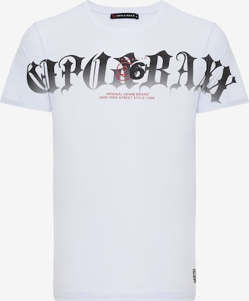 CIPO & BAXX T-Shirt in Weiß: predná strana