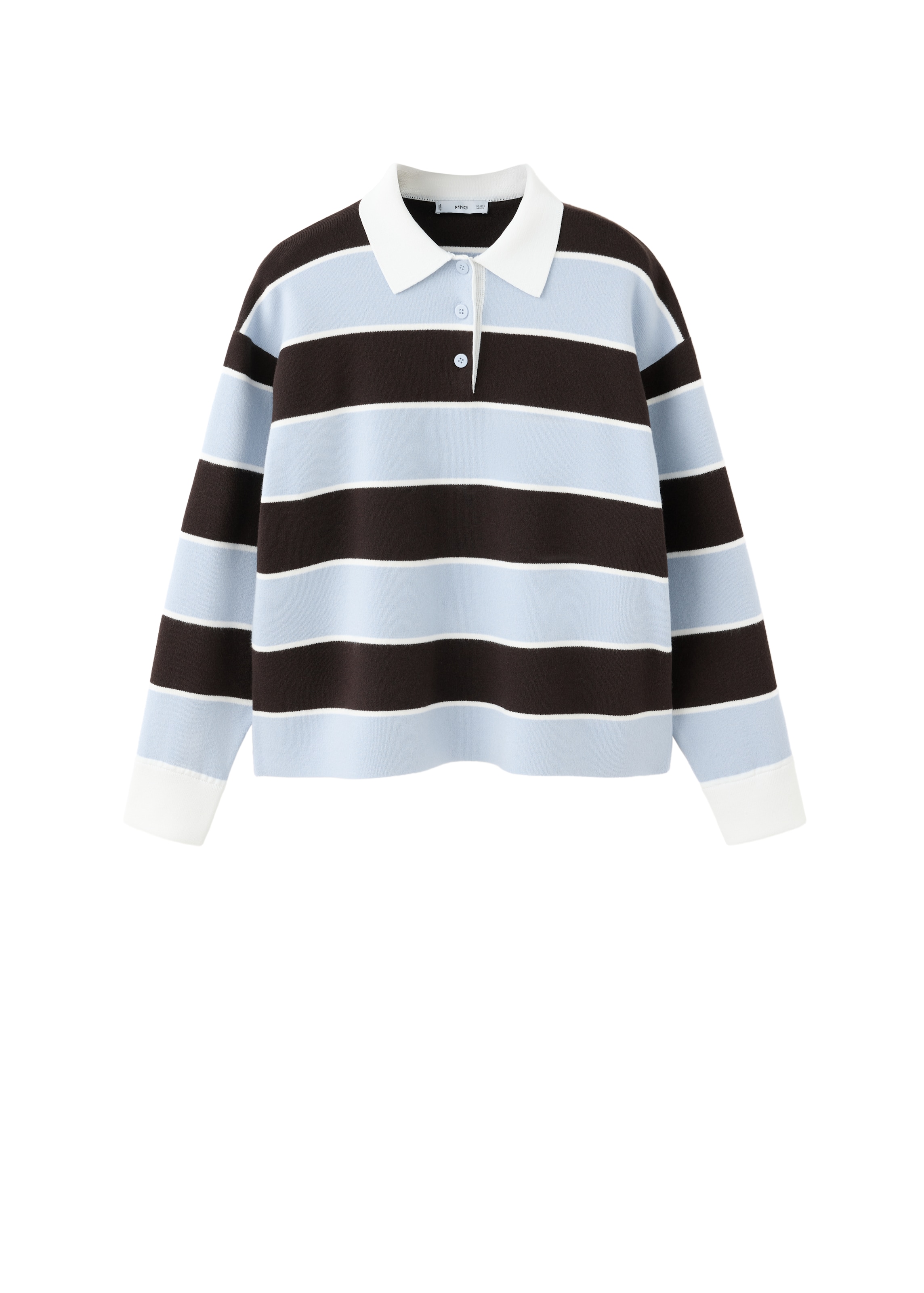 MANGO Pullover 'LOTURO' in Blau: Vorderseite