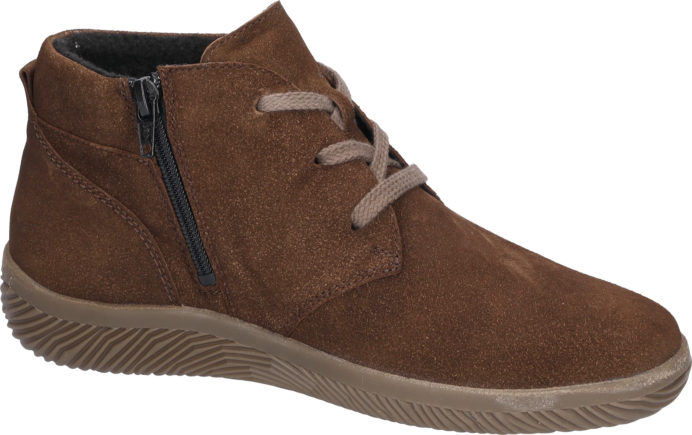 WALDLÄUFER Lace-Up Ankle Boots in Brown