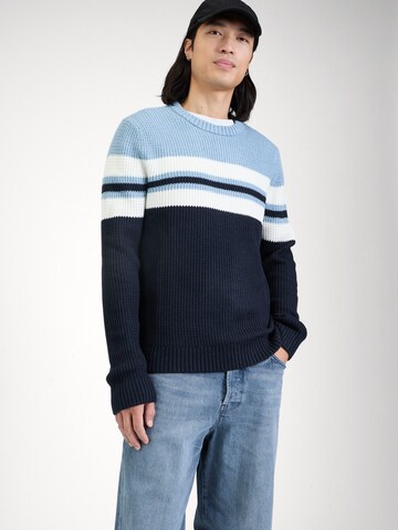 Pullover 'JJSander' di JACK & JONES in blu: frontale
