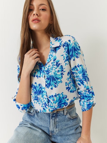 Bianco Lucci Blouse in Blue
