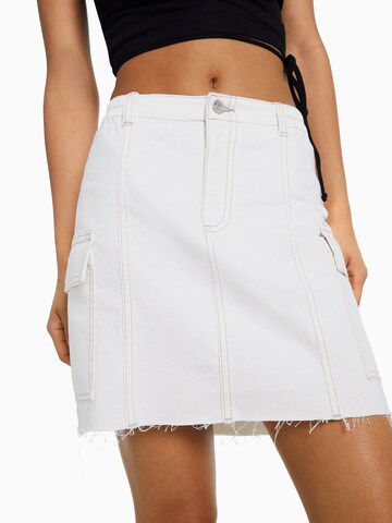 Jupe Bershka en blanc