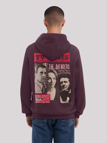 Sweat-shirt 'TV Times The Avengers 1961 Cover' F4NT4STIC en rouge : devant