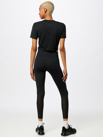 NIKE Skinny Sportbroek 'One' in Zwart