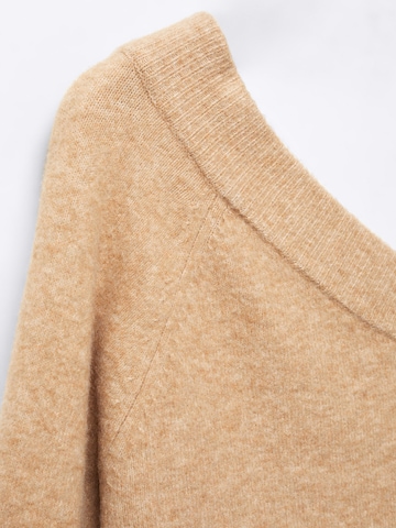 MANGO Sweater 'NIVELA' in Brown