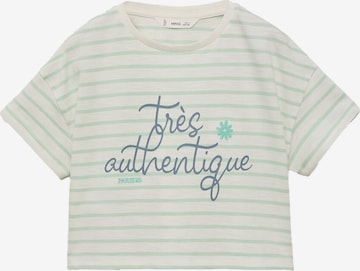 MANGO KIDS Paita 'TRES' värissä valkoinen: etupuoli