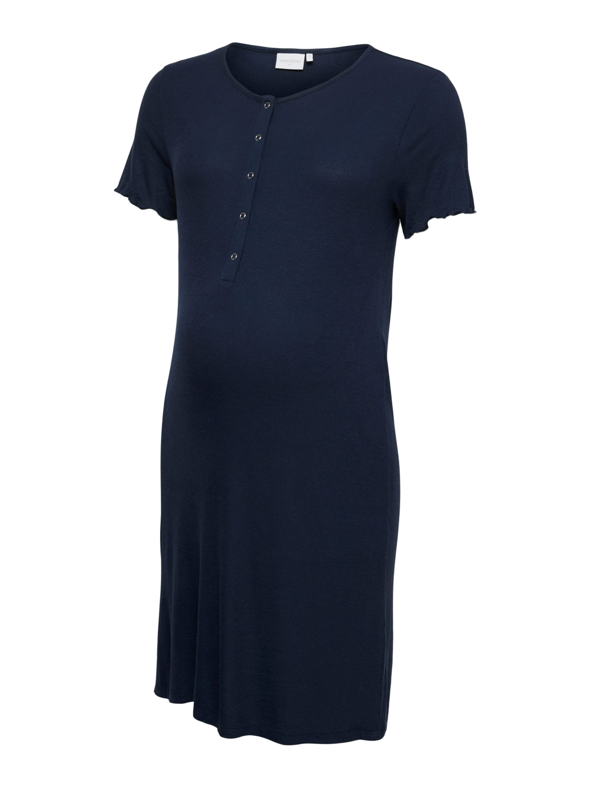 MAMALICIOUS Nachthemd 'Laura Lia' in Blau: Vorderseite