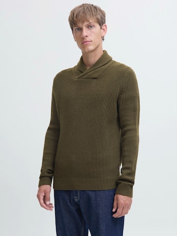 Pull-over 'JREBROWEN' JJ Rebel en vert : devant
