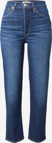 RE/DONE Tapered Jeans in Blue: front