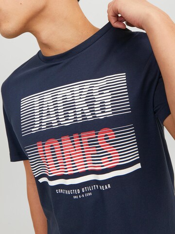 mėlyna JACK & JONES Marškinėliai 'JJBrix'