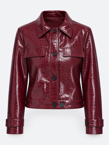 Ombre Übergangsjacke in Rot: Vorderseite