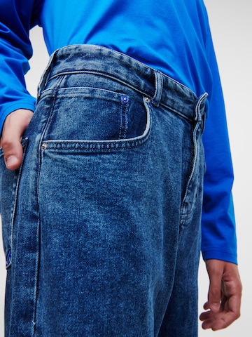 KARL LAGERFELD JEANS Lużny krój Jeansy w kolorze niebieski