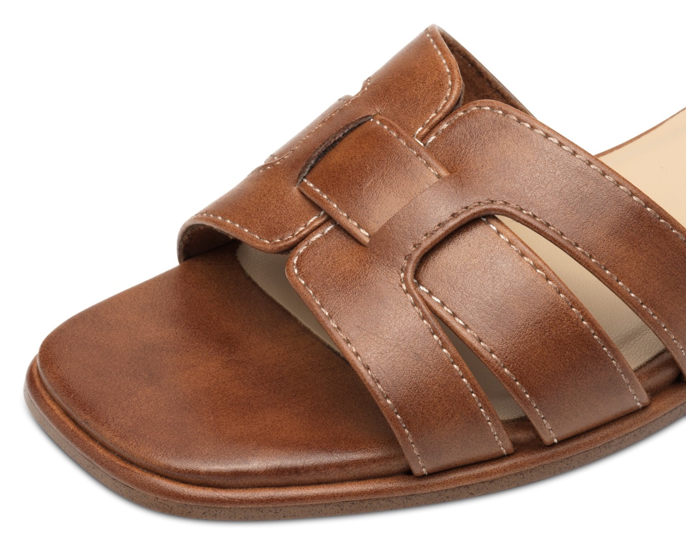 MARCO TOZZI Pantofle – hnědá