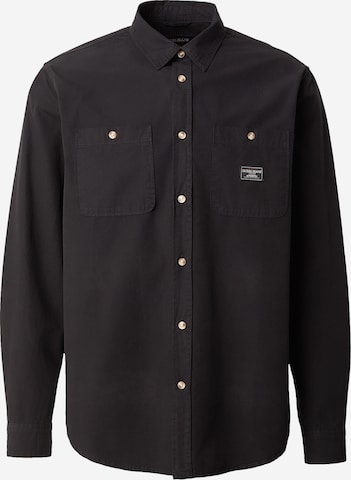 GUESS JEANSRegular Fit Košulja - crna boja: prednji dio