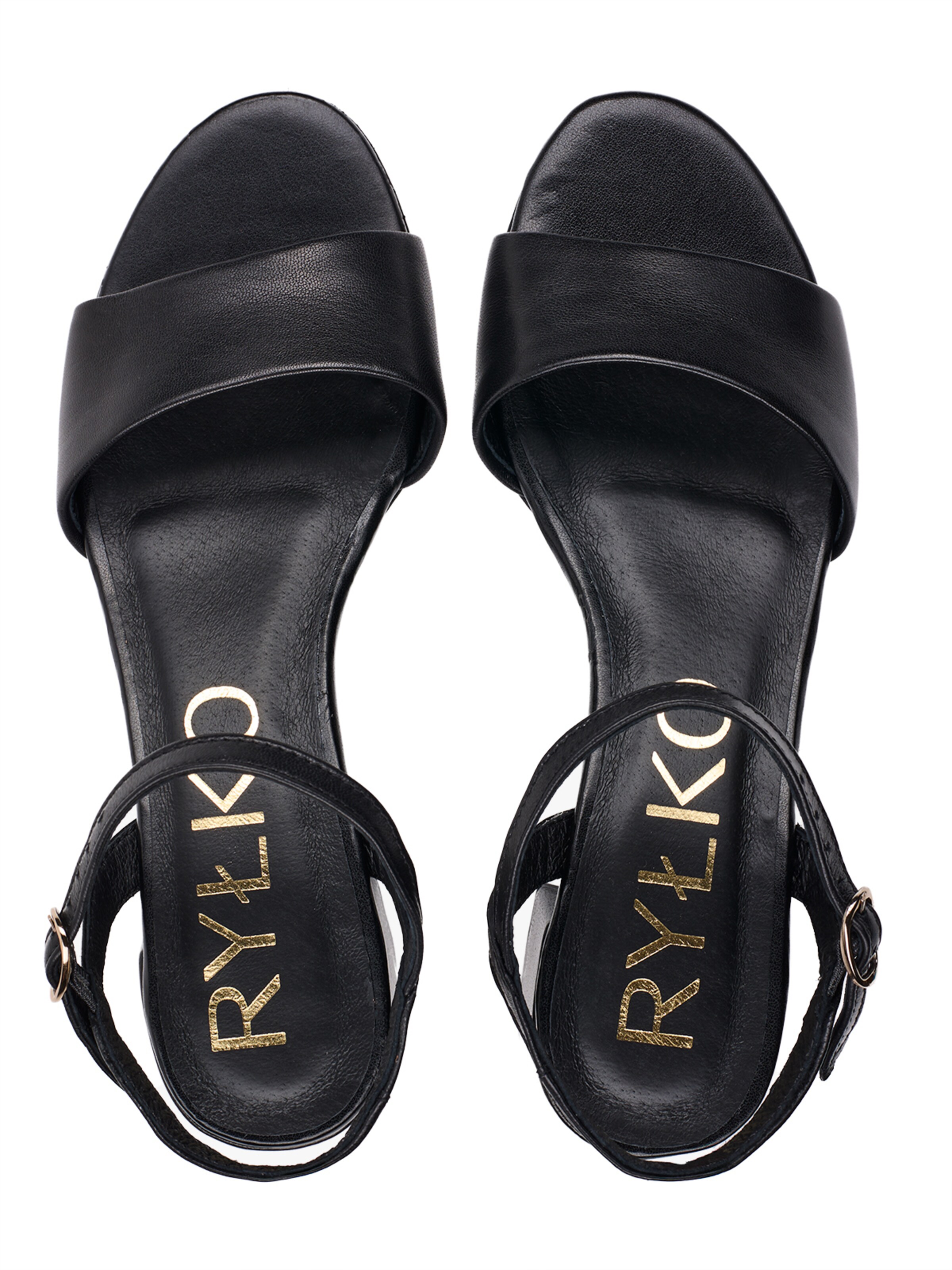 RYŁKO Sandali | črna barva