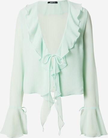 Gina Tricot Blouse 'Electra' in Green: front