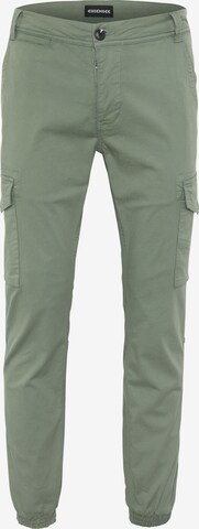 CHIEMSEE Tapered Cargo Pants in Green: front