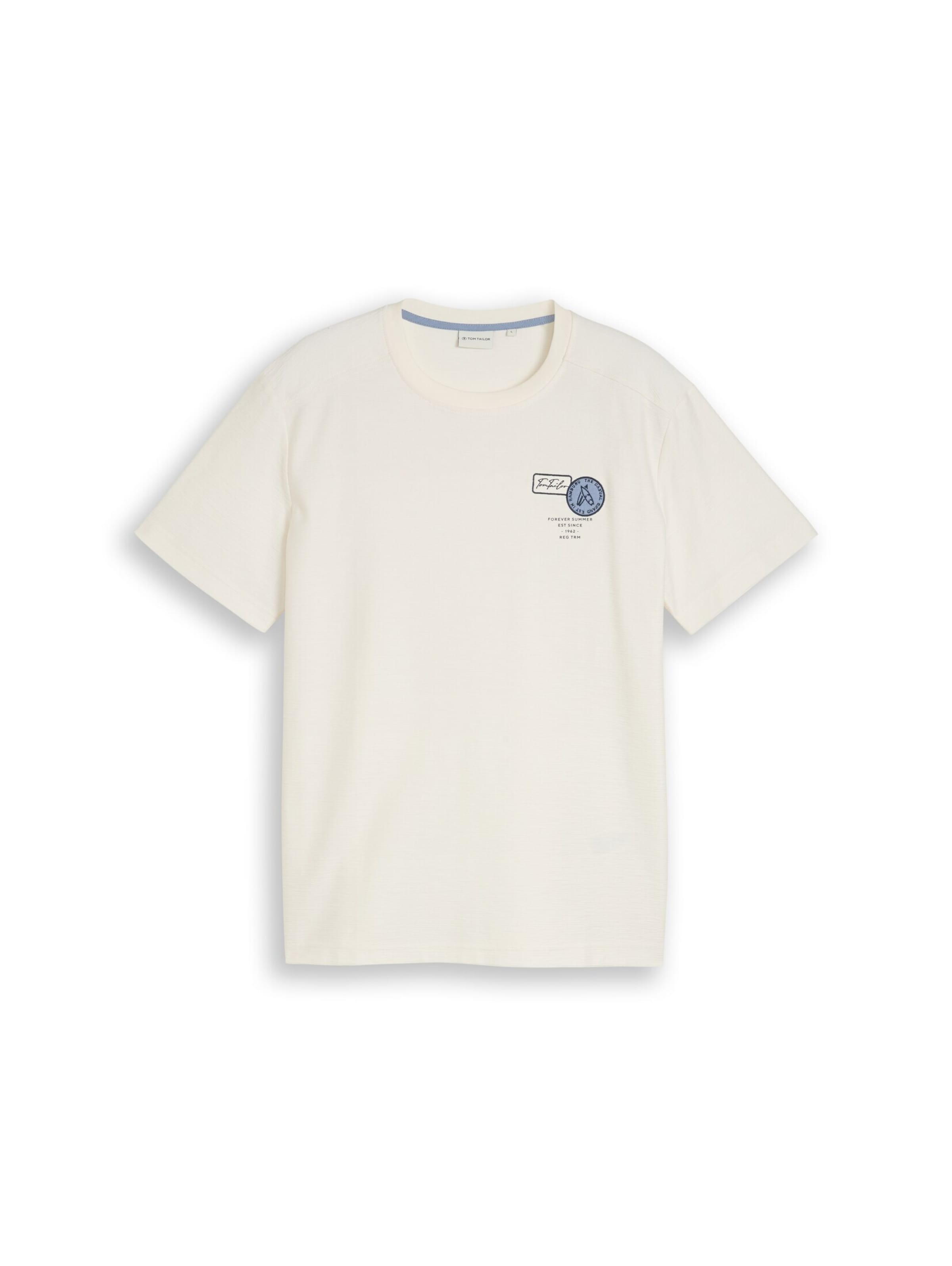 TOM TAILOR T-Shirt in Weiß: Vorderseite