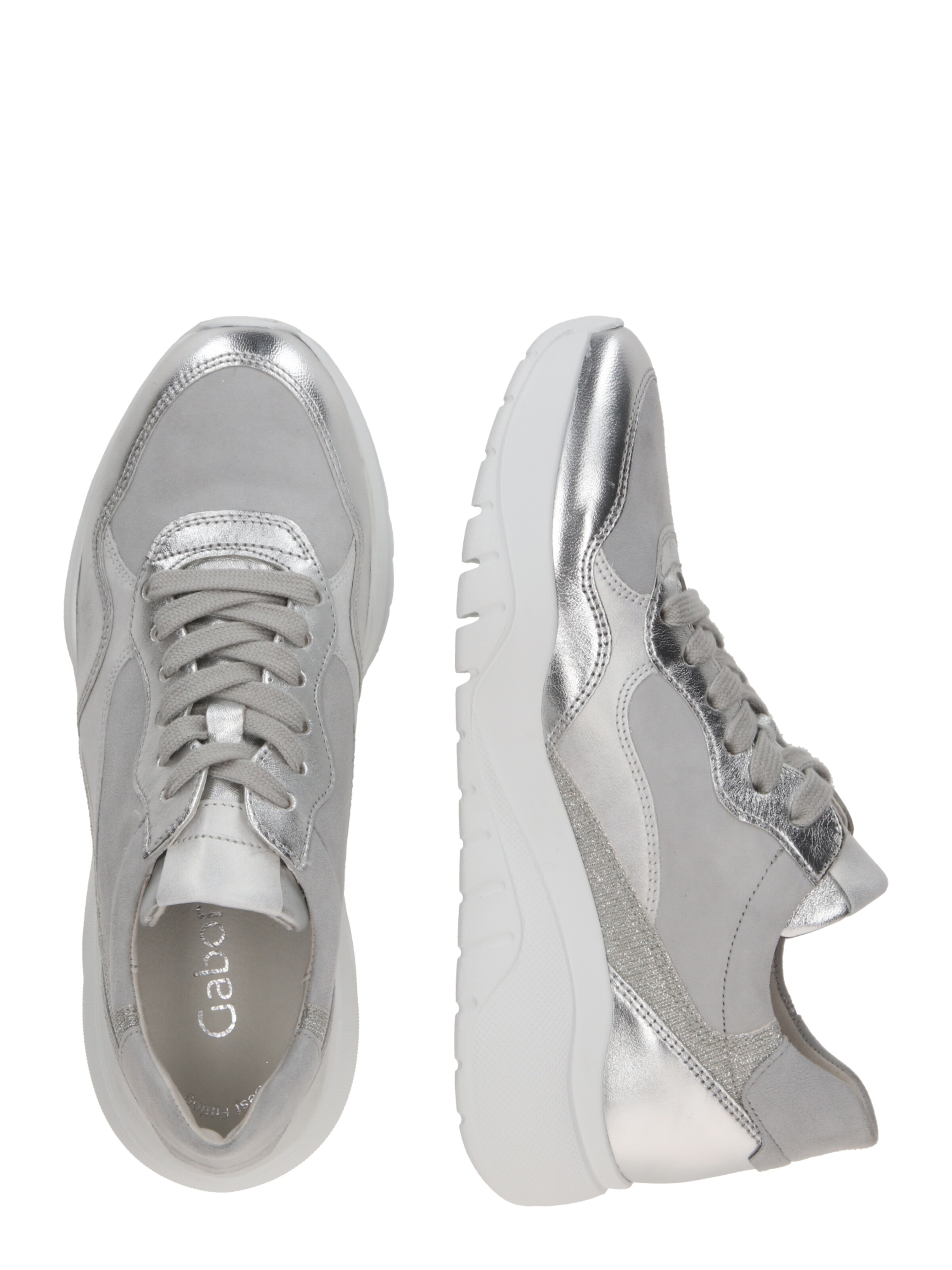 GABOR Sneaker low i sølv