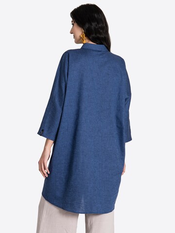 Jascha Stockholm Shirt dress 'New Look' in Blue