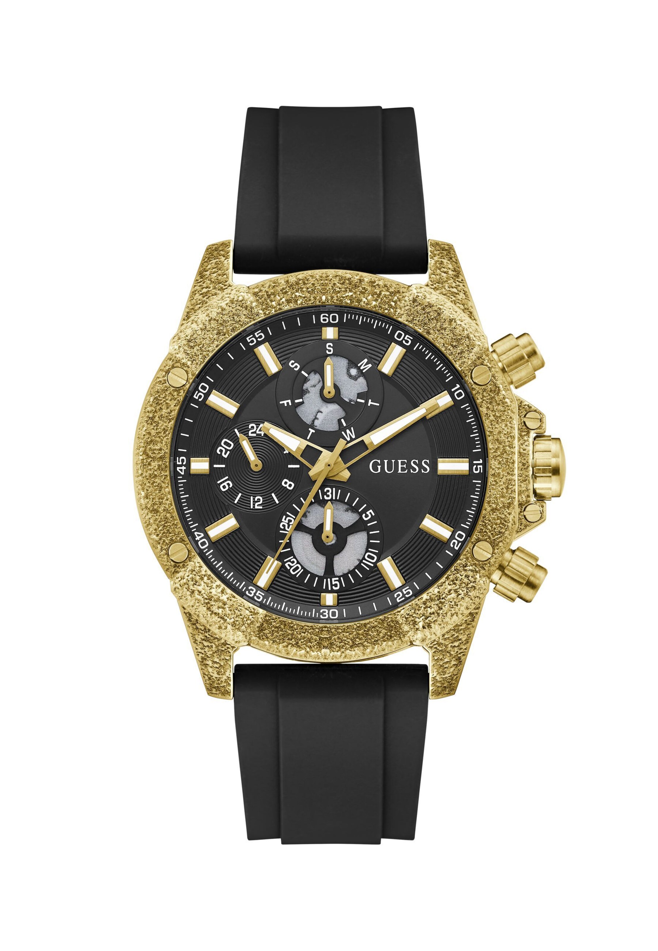 Orologio analogico ' TRISTAN ' di GUESS in oro: frontale