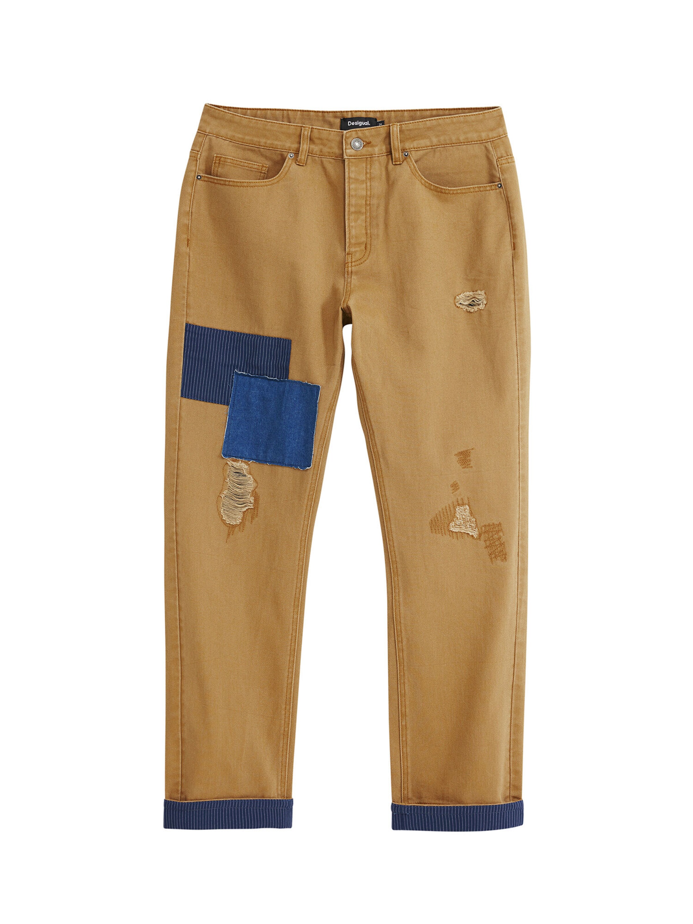 Desigual Normální Kapsáče – hnědá: přední strana