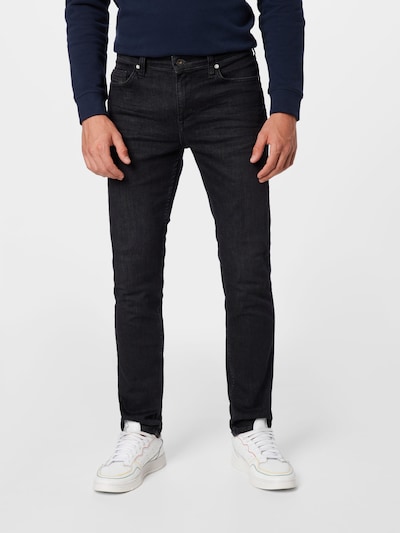 Jeans 'Vegas' MUSTANG pe negru denim, Vizualizare model
