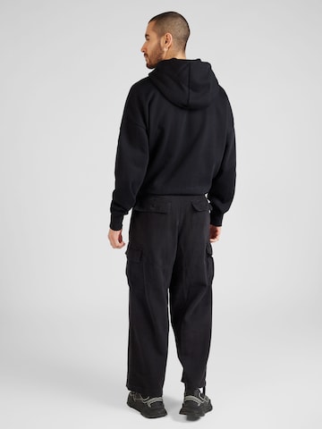 TOPMAN - Loosefit Calças cargo em preto