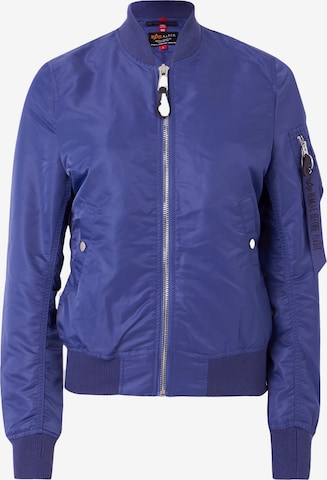 Geacă de primăvară-toamnă de la ALPHA INDUSTRIES pe mov: față