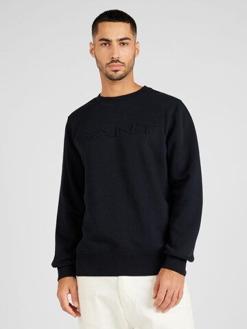 GANT Sweatshirt in Zwart: voorkant