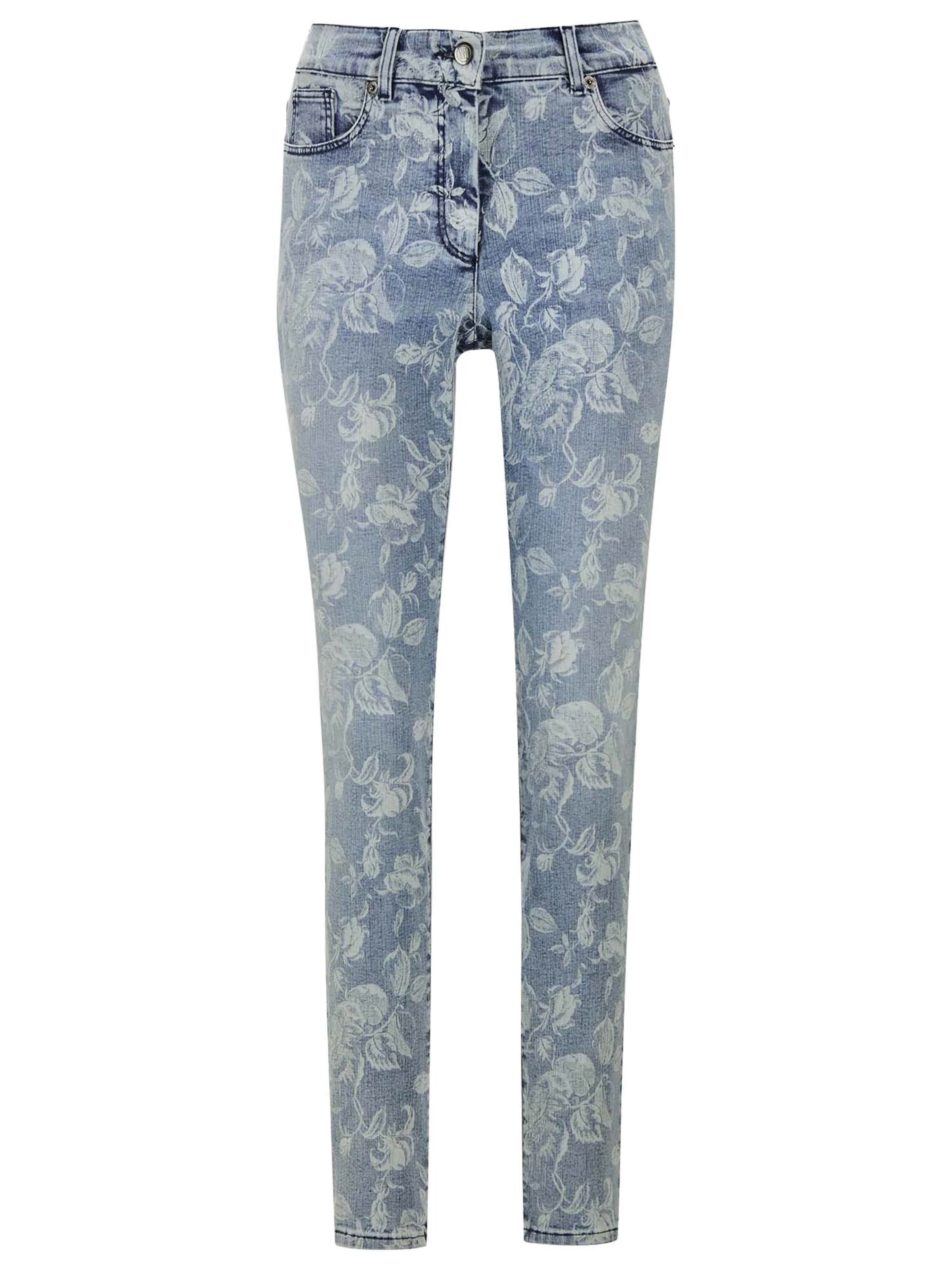 Coupe slim Jean MADELEINE en bleu : devant