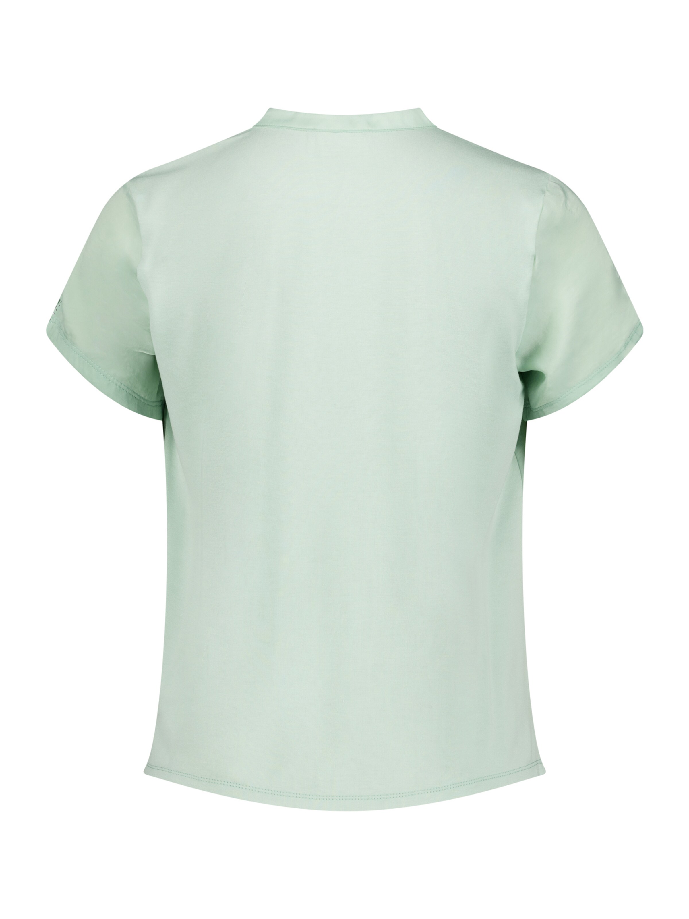 Cartoon Blusenshirt kurzarm in Grün