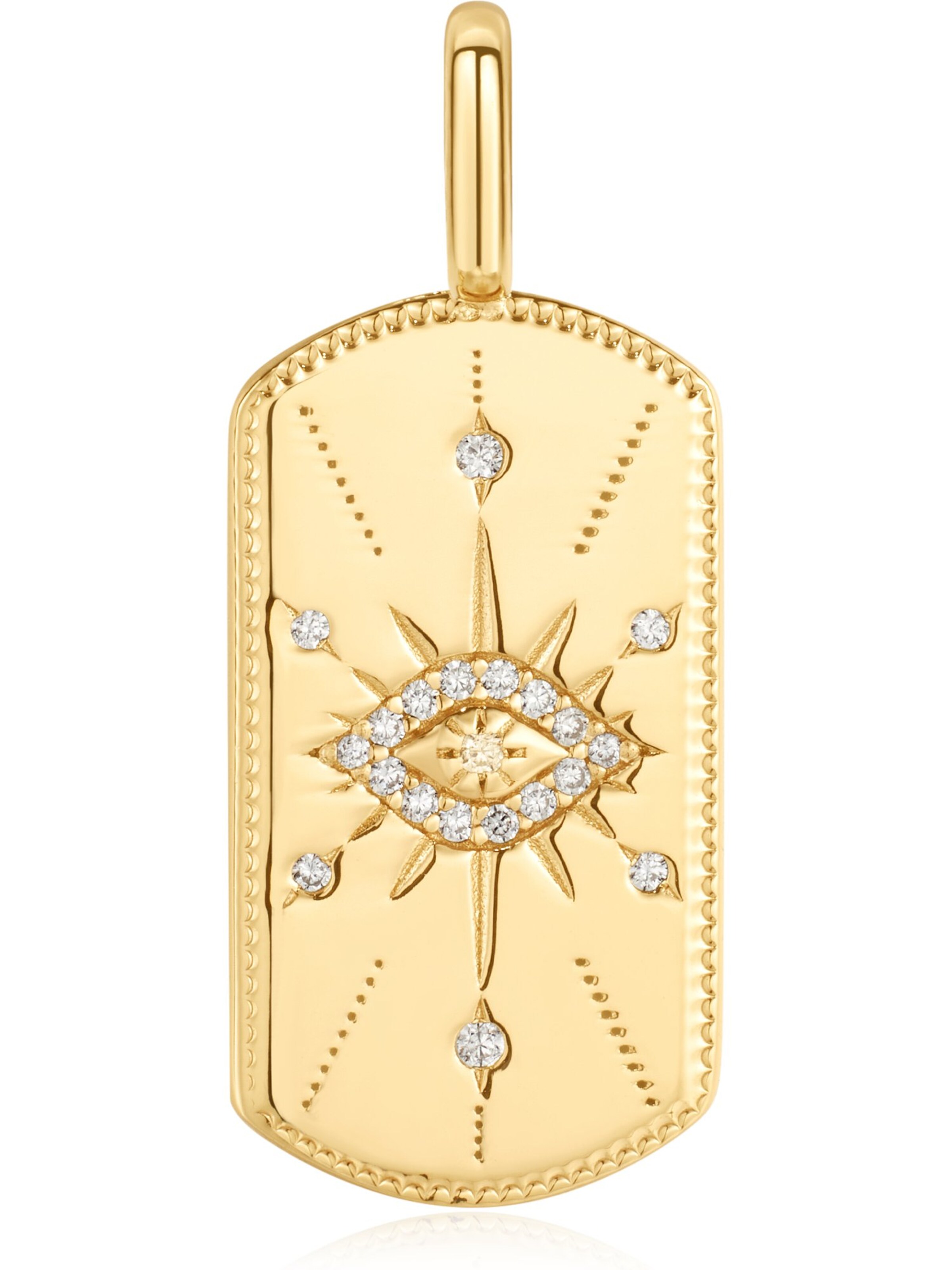 ANIA HAIE Anhänger in Gold: Vorderseite