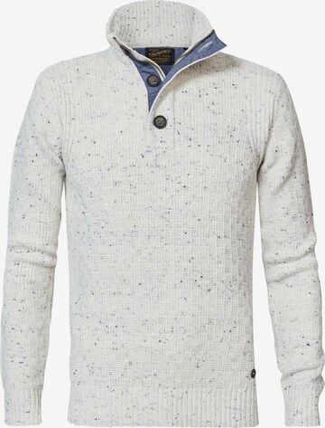 Petrol Industries Sweater in White: front