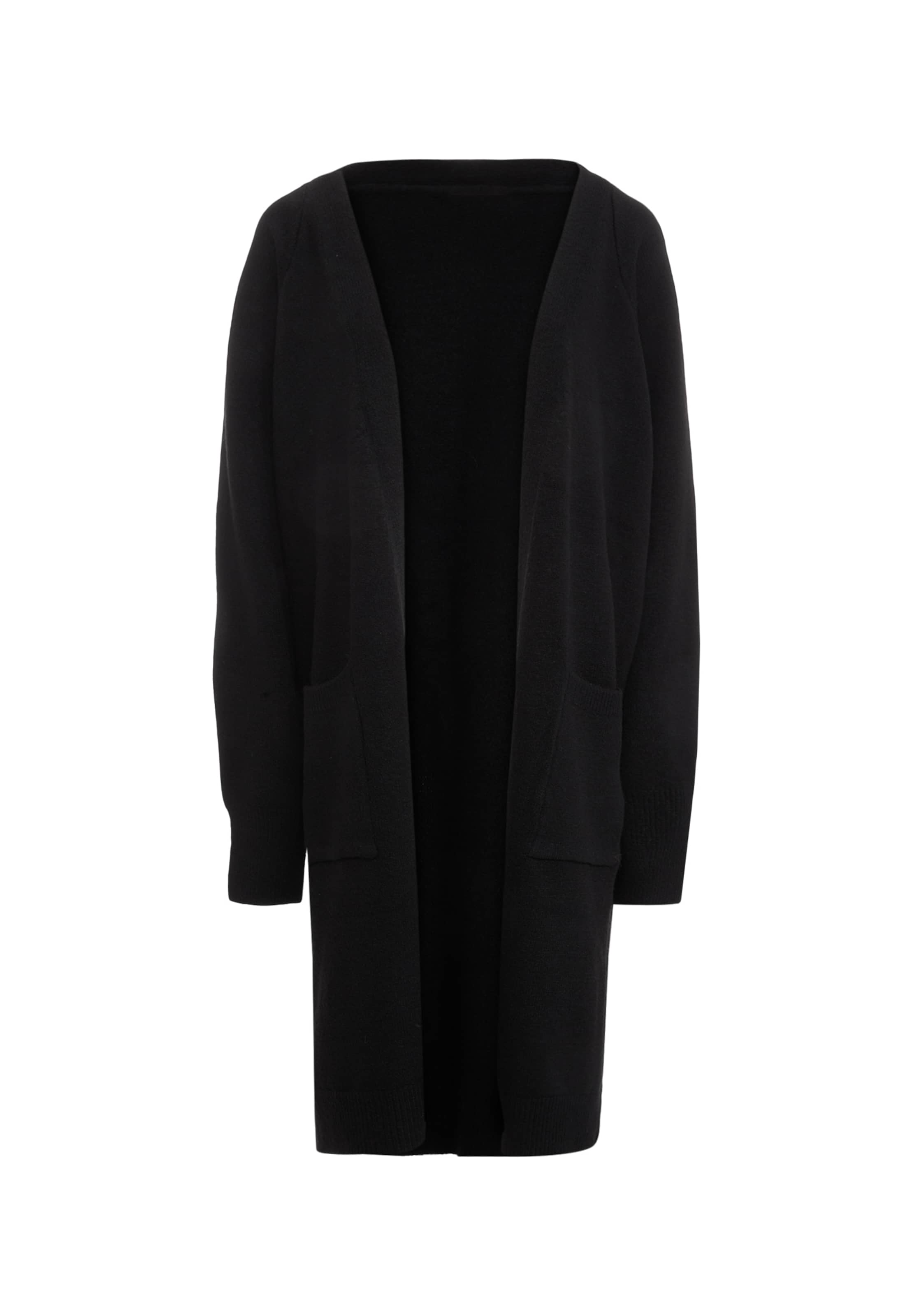 Tanuna Strickjacke in Schwarz: Vorderseite