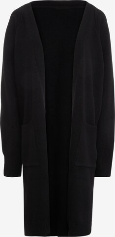 Tanuna Knit Cardigan in Black: front