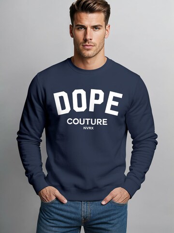 Neverless Sweatshirt 'Dope Couture'‌‌ in Blau: Vorderseite