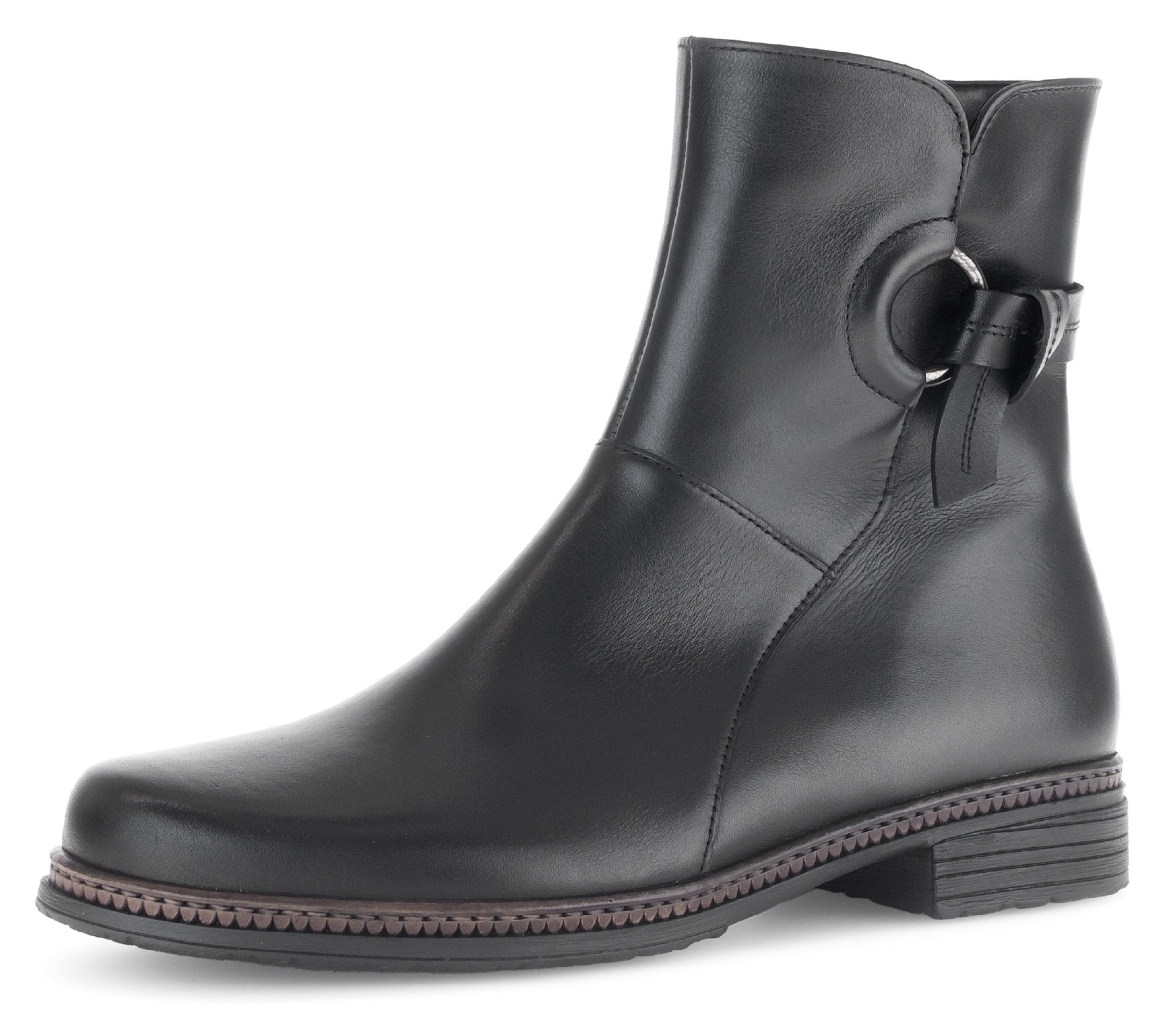 GABOR Ankle Boots in Black: front